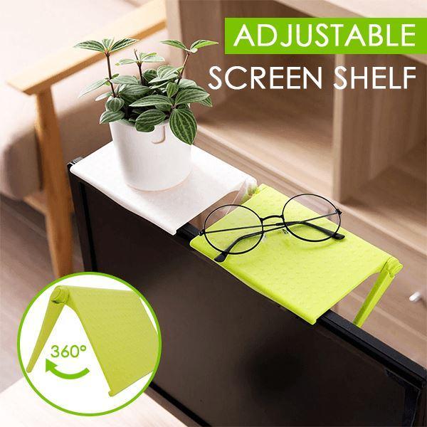 Adjustable Screen Shelf Innovative Clevativity Green 